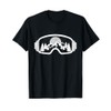 Ski Snowboard Shirt Goggles Skiing Snow Mountain Winter Gift T-Shirt
