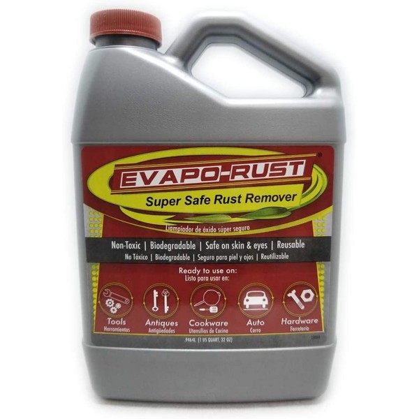 Evapo-Rust ER004 Super Safe Rust Remover – 32 oz., Non Toxic Rust Remover for Auto Parts, Hardware, Antiques | Rust Removers and Chemicals