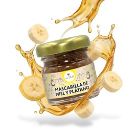 Ga Tlali | Mascarilla Facial Nutritiva Miel y Plátano 30g | Hidratación Facial | Mascarilla de Miel para Hidratar la Piel, Mascarilla de Plátano para 