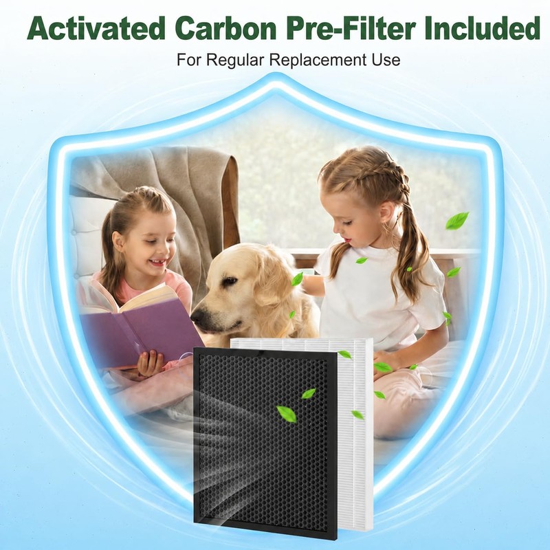 Jusfoouo 5510 Replacement Filter Set Compatible with Winix 5510 and