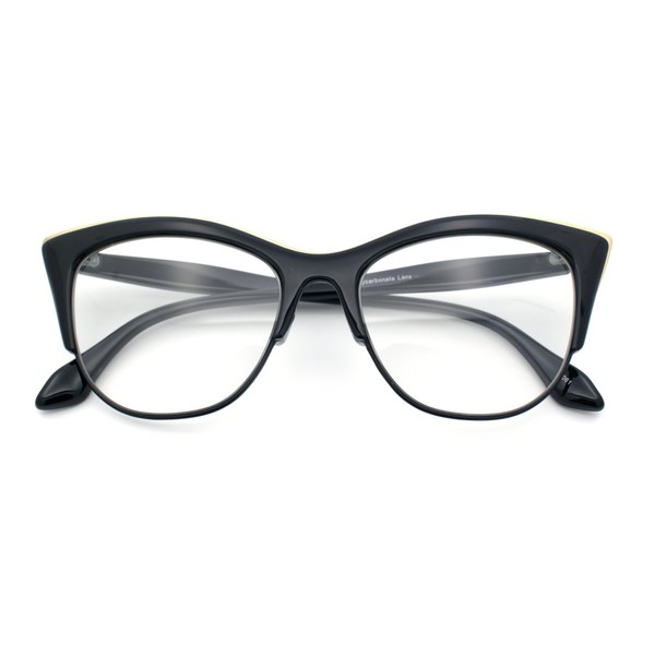 SA106 Womens High Point Squared Half Rim Look Cat Eye