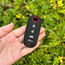 LBYHZS Funda Protectora para Llave de Coche, Carcasa de TPU Silicona Suave, Compatible con Mazda 2/3/6 CX-3/CX-5/CX-9/MX-5, Protección 360° Antigolpes, Impermeable (Negro)