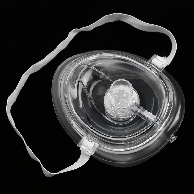 Pocket Resuscitator OneWay Valve Breathing Emergency Artificial CPR Rescue Face