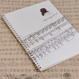 KingPoint Blank Sheet Music Notebook 50 Pages Music Sheet Spiral Notebook Music Writing Notebook, Piano Note Book Accessories