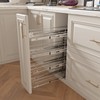 Sikarou 4-Tier 8" W x 21" D Narrow Pull Out
