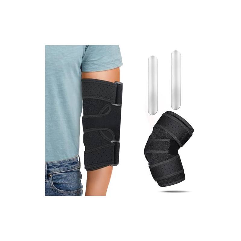Codera para Epicondilitis y Codo de Tenista, Soporte Ajustable con