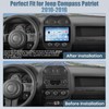 4+128G Radio for Jeep Compass Patriot 2010-2016, 10.1" Touch Screen