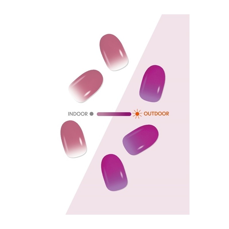 Sunny Recipe Color Change Gel Nail [Rose Gradation] / 서니레시피