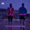 LED Reflective Vest, LED Reflective Running Vest Lights for Runners,