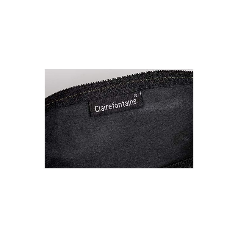 Clairefontaine Pencil Case 22 x 5.50 x 5.50 Black