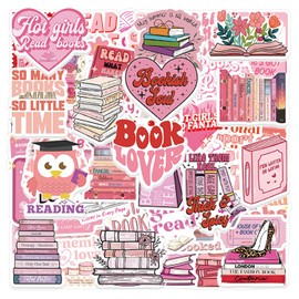 110 Pink Stickers, Scrapbooking Stickers, Pink Stickers for Reading, Pink Stickers for Water Bottles, Decorative Stickers