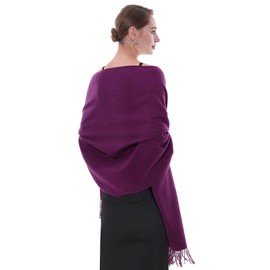 SWAT PANY Scarfs for Women Winter Purple Pashmina Shawls for Women Wedding Shawls and Wraps for Evening Dresses Foulard Chale Pour Femme