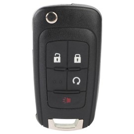 ALEGE Keyless Entry Remote Car Key Fob Fits for 2018-2019 for GMC for Terrain 1.6L 2010-2017 for GMC for Terrain 2.4L 2010-2017 for Chevy for Equinox 2.4L 2 PCS 4 Buttons 315Mhz