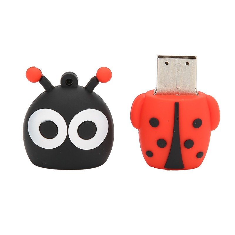 Cartoon Flash Disk Cartoon Ladybug Compatible Optional Stock USB Flash