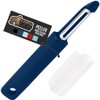 Gorilla Grip Swivel Vegetable Peeler, Sharp Stainless Steel Blades, Soft