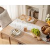 ZANZER Boho Table Runner 13 x 90 Inch Long Natural
