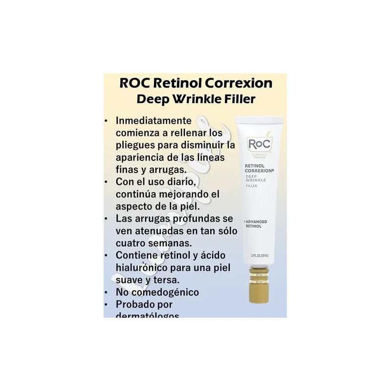Roc Retinol Correxion Deep Wrinkle Suero + Relleno 30+30ml