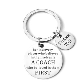 Coach Appreciation Gifts for Men Women Coach Keychain for Birthday Graduation Gifts for Basketball Footbal Coaches Thank You Keychains Gifts for Gymnastics Coach Competition Retirement Gifts