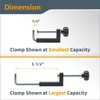 POWERTEC Universal Fence Clamps for Woodworking, Compatible with Table Saw,