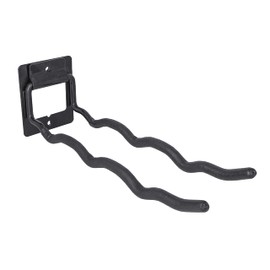 Amig - Garage & Garden Tool Hanger Hook | Foldable Wall Mount | Steel | Non-Slip Rubber Coating | Load Capacity: 15 kg