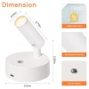 URTOM Wireless LED Spotlight Indoor with Remote Up Lights Indoor