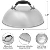 HULISEN Cheese Melting Dome & Smashed Burger Press, 9 Inch