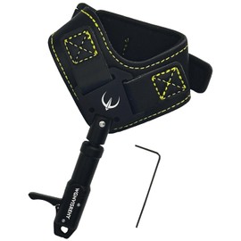 Archery Release, Bow Release for Compound Bow, Thumb Trigger Release with Wrist Straps and Adjustment Wrench, Aluminum Alloy Compound Bow Release, Thumb Button Bow Release Hold up to 150lbs