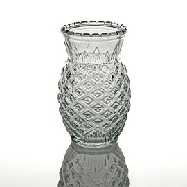 Richland Glass Bud Vase Clear Pineapple 3.5" Set of 48