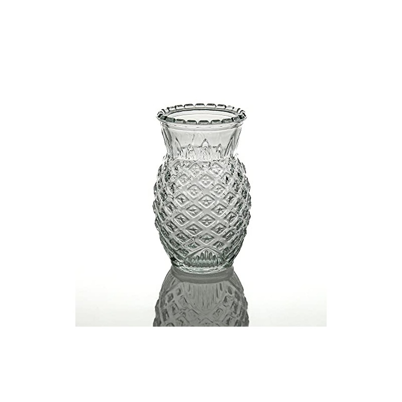 Richland Glass Bud Vase Clear Pineapple 3.5" Set of 48