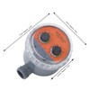 Irrigation Timer Dual Dial Ball Valve IP67 Waterproof Automatic Pressure