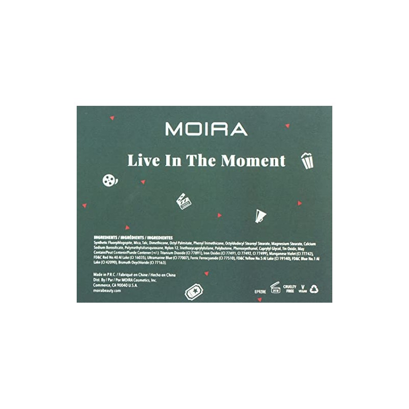 PALETA DE SOMBRAS LIKE IN THE MOMENT MOIRA COMETICS WEP004