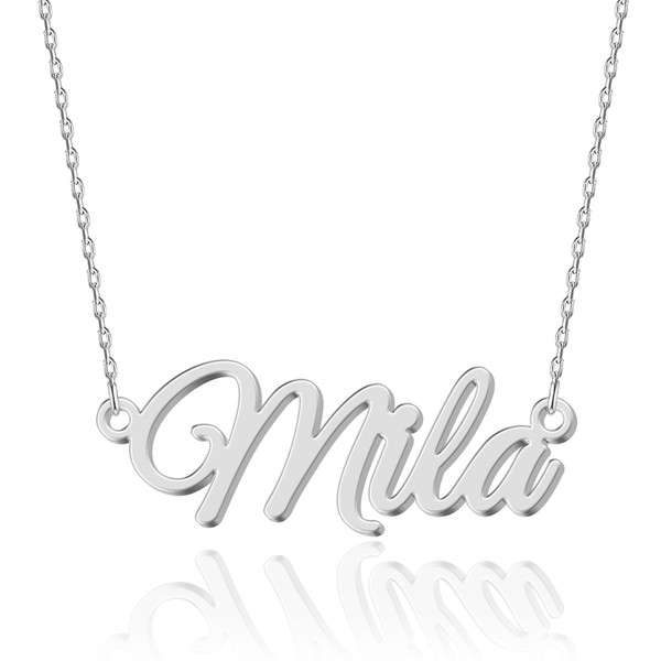 UMAGICBOX Personalised Name Necklace | 14 Fonts to Choose From