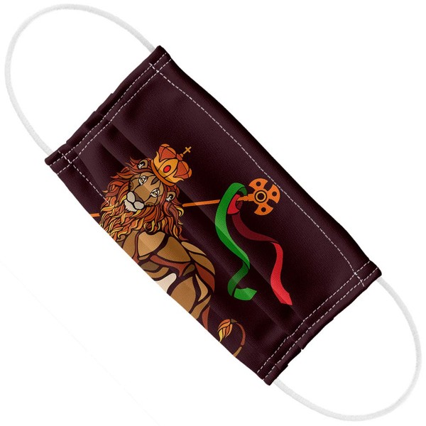Popfunk Lion of Judah Bible 1-Ply Reusable Face Mask Covering,