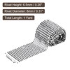 sourcing map 1 Yard Sew Stitch on Cone Spikes Studs,
