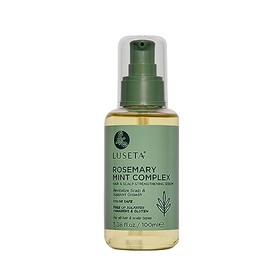 Luseta Aceite de romero para fortalecer el crecimiento del cabello, aceite para adelgazar el cabello, hidratar y nutrir el cabello dañado y...        