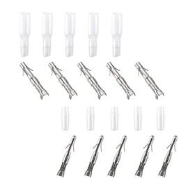 KWY Value 20 Pair Set, 0.1 inch (2.8 mm) Giboshi Terminal Set, Suitable for Kawasaki Turn Signals, Motorcycles, Electrical, 20 Male/Female, Electrical Appliances, Electrical Appliances, Electrical Appliances, Brass Insulation Sleeve Included, Crimp Termi