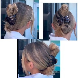 Camila Paris AD716-CP3459 French Octopus Hair Clip, Large Hair Clips for Thick Hair, Girls Big Hair Claw Clip for Long Hair, Durable Jaw Hair Clips for Women for Thick Hair Strong Grip Made in France