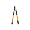 Yardworks 34" Ratcheting Anvil Lopper Steel Blade Telescopic Handle Dry
