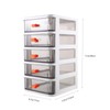 Operitacx desk drawer storage bins plastic storage drawers storage container