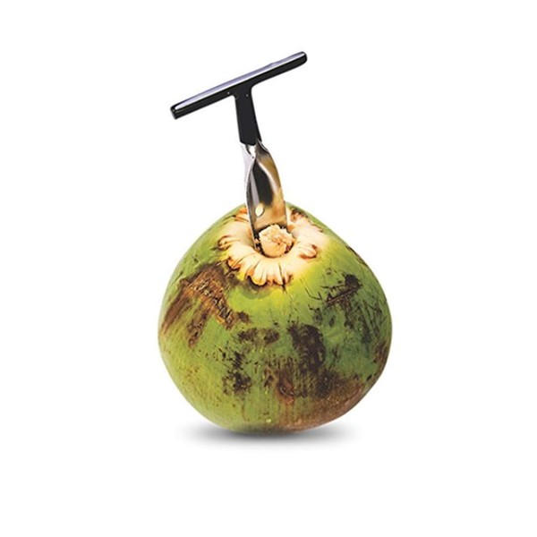 Water Open Tools, Stainless Steel Coconut Opener with Easy Fast