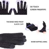 TRENDOUX Driving Gloves, Unisex Knit Winter Touchscreen Glove Men Women