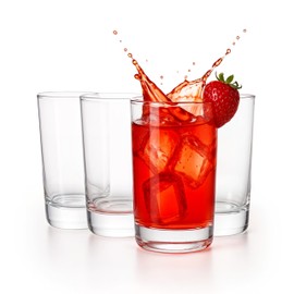 Ksestor Flight Glasses Set of 4 – Small Glass Cups 5 OZ – Premium Small Drinking Glasses for Flight Board – Durable & Elegant Flight Glasses