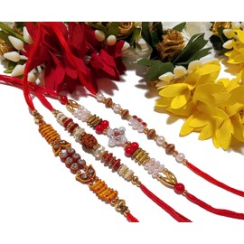 Set of 4 Rakhi | Rakhi for Brother | Premium Rakhi | Raksha BandhanRakhi | Pack4-4