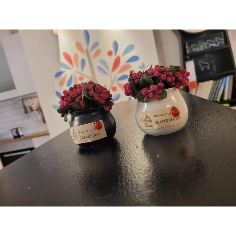 Mini Artificial House Plant, Photocatalyst, Deodorizer, Fake Green, Interior, Japanese