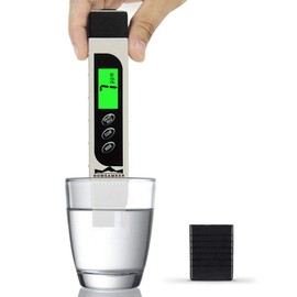 2025 New TDS Meter Digital Water Tester, Professional 3-in-1 TDS, Temperature and EC Meter with Carrying Case, 0-9999ppm, Ideal ppm Meter for Drinking Water, Aquariums and More