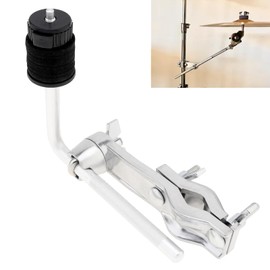 MuzcYM Metal Cymbal Stand Holder Extension Mount Clamp with Cymbal Boom Stand Arm Drum Set Extension Clamp