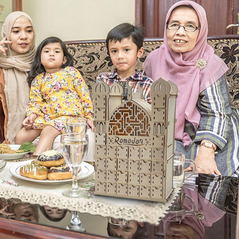 Wooden Ramadan Advent Calendar 2022 Eid Ramadan Mubarak Advent Calendar