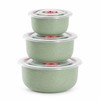 3-Piece Wheat Straw Food Storage Bowl Set for Meals –