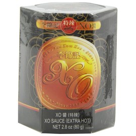 Lee Kum Kee Extra Hot XO Sauce (2.8 Oz. - 1 Pack), All-Purpose Condiment, Umami Flavor, Perfect for Stir-Frying, Seafood, Noodles, Dim Sum, Fried Rice, and Dumplings