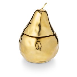 Illume Spiced Pear Ceramic Pear Candle